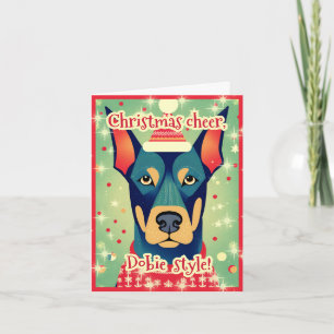 Dobermann Dobie Festives Lustiges Weihnachten