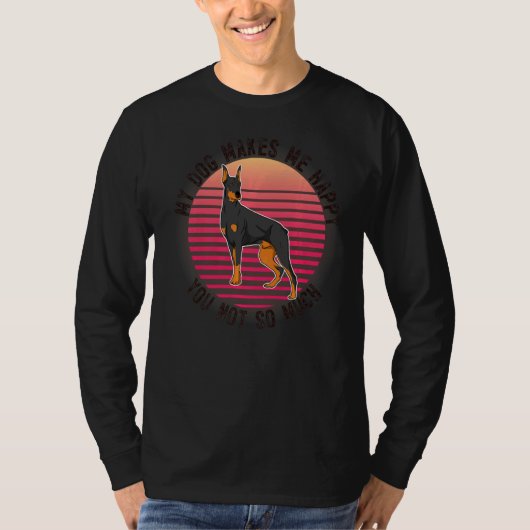 Dobermann Dog Breed 26 T-Shirt (Vorderseite)