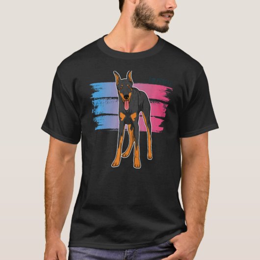 Dobermann Dog Breed 66 T-Shirt (Vorderseite)