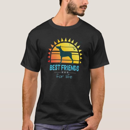 Dobermann Dog Breed T-Shirt (Vorderseite)