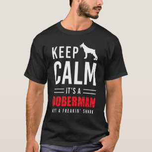 Dobermann Es ist ein Dobermann, kein Hai Doberman T-Shirt