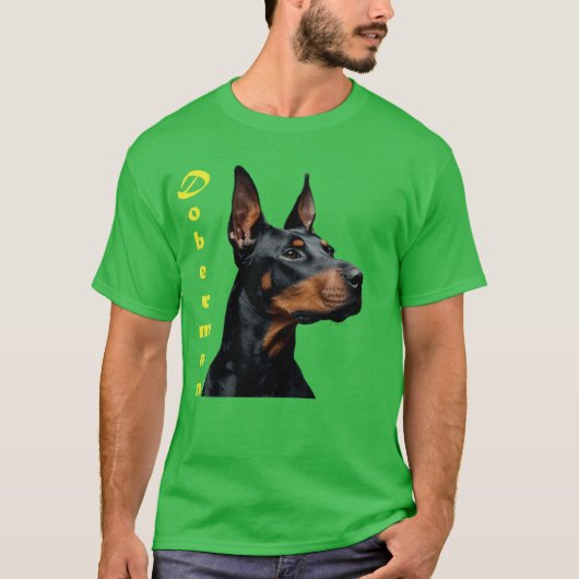 Dobermann-Familie T-Shirt (Vorderseite)