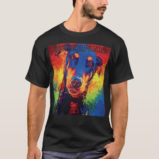 Dobermann-Familie T-Shirt (Vorderseite)