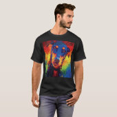 Dobermann-Familie T-Shirt (Vorne ganz)