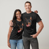 Dobermann Familie T-Shirt (Unisex)