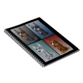 Dobermann-Farben Notizblock (Rechte Seite)