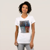 Dobermann-Farben T-Shirt (Vorne ganz)