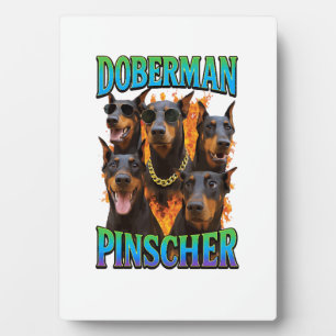 Dobermann  fotoplatte