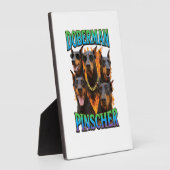Dobermann  fotoplatte (Seite)