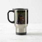 Dobermann-Freude! Reise-Tasse Reisebecher (Links)