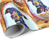 Dobermann-Geschenkpapier Geschenkpapier (Rolleneckpunkt)
