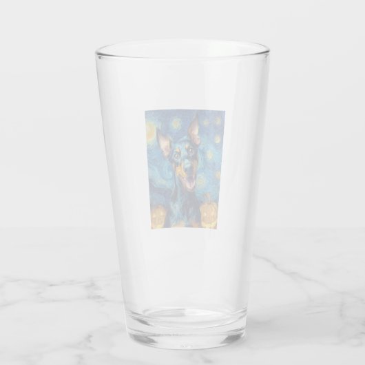 Dobermann Glas (Rückseite)