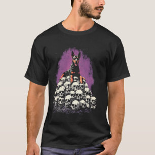 Dobermann Gothic Skelett T-Shirt