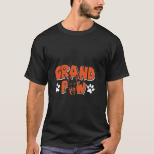 Dobermann-GROßVATER-Pfote-Hundebesitzer Dobies Hun T-Shirt