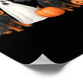 Dobermann Halloween Kostüm Spaß Dobermann Hallowee Poster (Ecke)