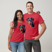 Dobermann-Halter T-Shirt (Unisex)