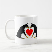 Dobermann-Herz Kaffeetasse (Links)