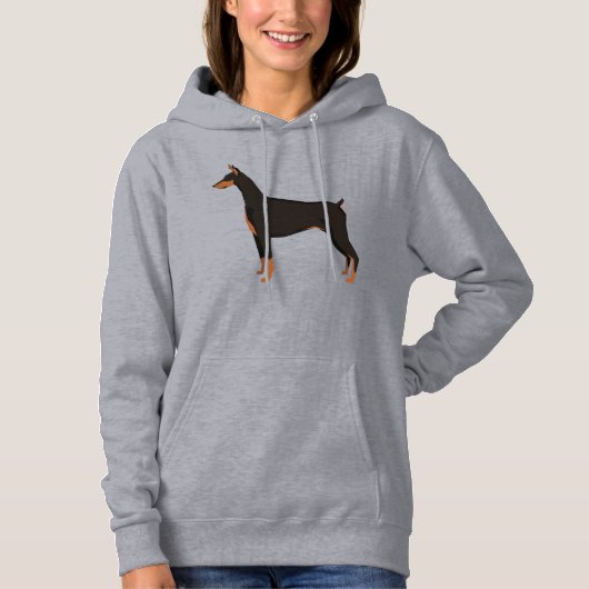 Dobermann Hoodie (Vorderseite)