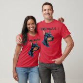 Dobermann Hund T-Shirt (Unisex)