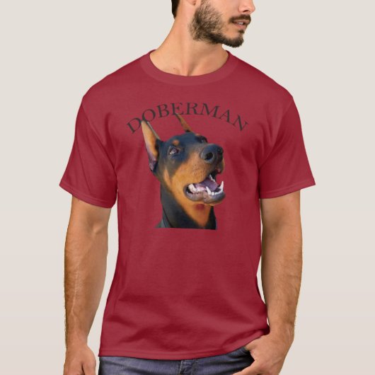 Dobermann Hund T-Shirt (Vorderseite)