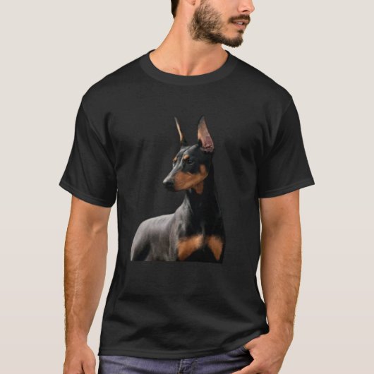 Dobermann Hund T-Shirt (Vorderseite)