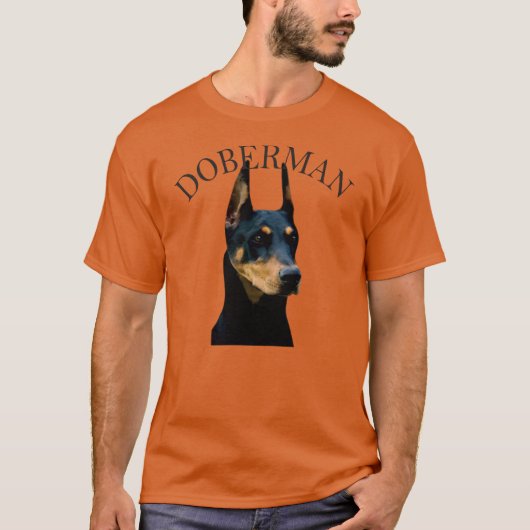 Dobermann Hund T-Shirt (Vorderseite)