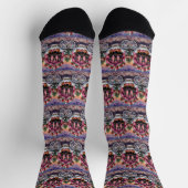 Dobermann Hund Valentinstag  Socken (Oben)