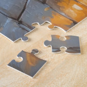 Dobermann Hunde Weihnachten Schnee Feiertag Puzzle (Seite)