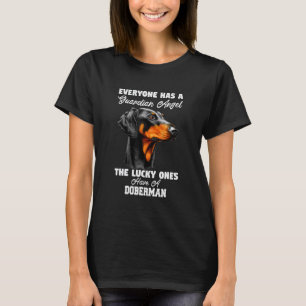 Dobermann-Hundebesitzer Jeder Hat Einen Schutzenge T-Shirt