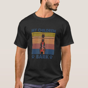 Dobermann-Hundemutter Meine Kinder bellen Mutterta T-Shirt