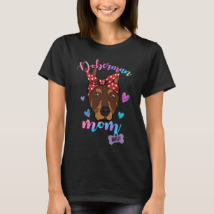 Dobermann-Hundemutter Welpenmutter T-Shirt