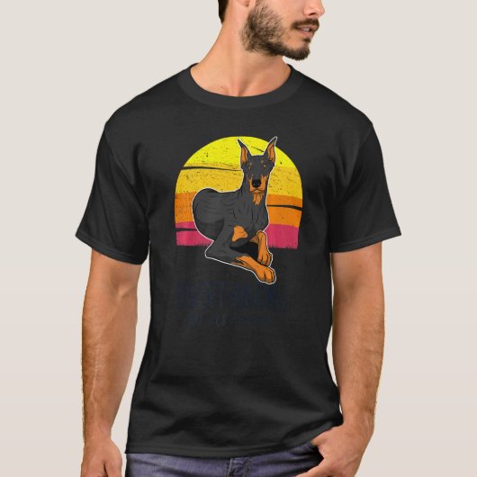Dobermann-Hunderasse  100 T-Shirt (Vorderseite)
