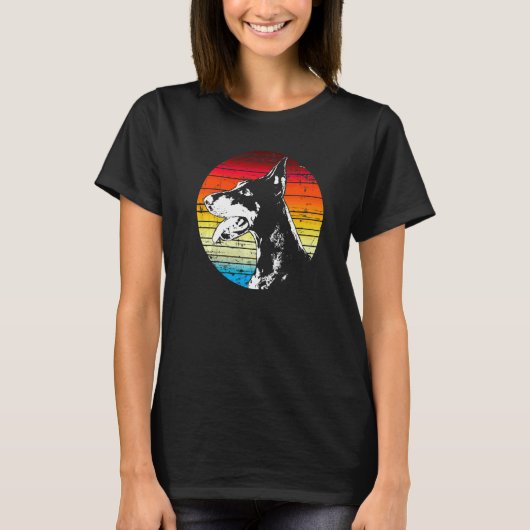Dobermann-Hunderasse 10 T-Shirt (Vorderseite)