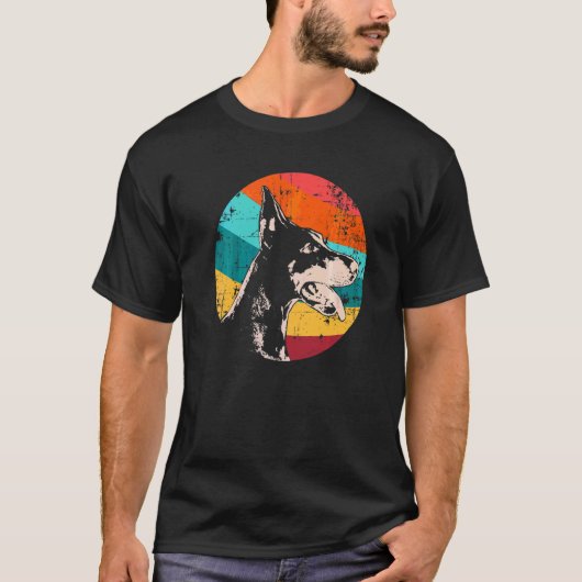 Dobermann-Hunderasse 11 T-Shirt (Vorderseite)