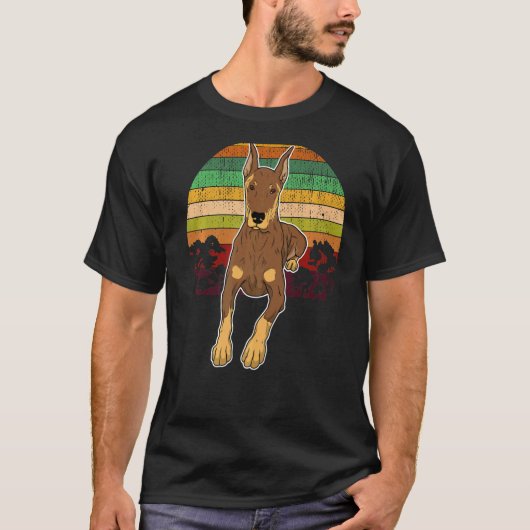 Dobermann-Hunderasse  126 T-Shirt (Vorderseite)