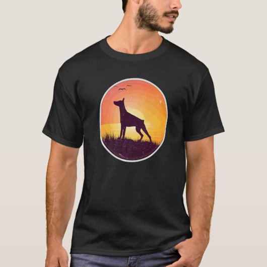 Dobermann-Hunderasse  13 T-Shirt (Vorderseite)