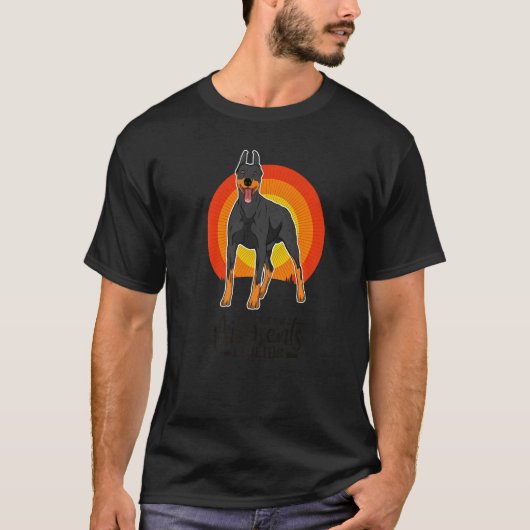 Dobermann-Hunderasse  73 T-Shirt (Vorderseite)