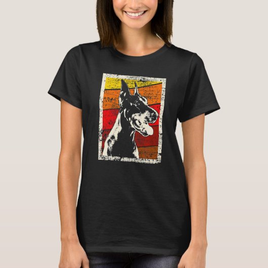 Dobermann-Hunderasse  9 T-Shirt (Vorderseite)