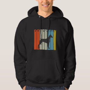 Dobermann im Vintage-Stil Hoodie