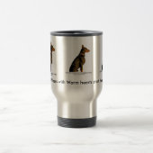 Dobermann-Kaffee-Tasse Reisebecher (Mittel)