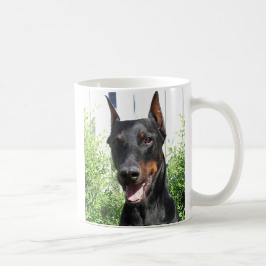 Dobermann Kaffeetasse (Rechts)