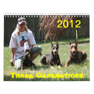 Dobermann-Kalender 2012 wieder Kalender