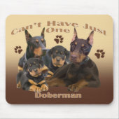 Dobermann kann gerade ein mousepad nicht haben (Vorne)