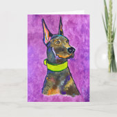 Dobermann karte (Vorderseite)