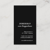 Dobermann Karten (Rückseite)