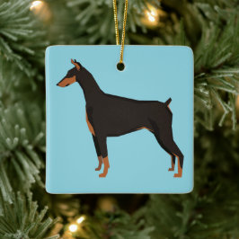 Dobermann Keramikornament