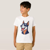 Dobermann Kinder T-Shirt (Vorne ganz)