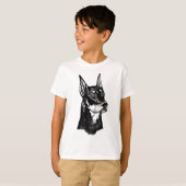 DOBERMANN-KOPF T-Shirt (Vorne ganz)