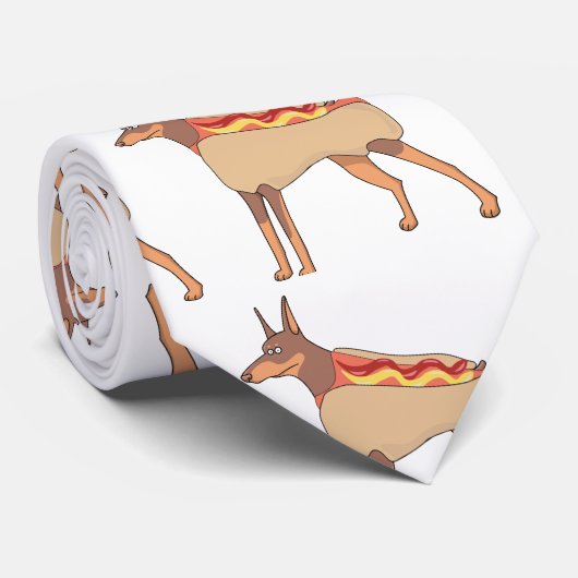 Dobermann Krawatte (Gerollt)