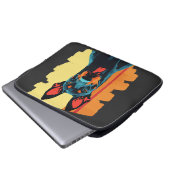 Dobermann Laptopschutzhülle (Vorne Knopf)